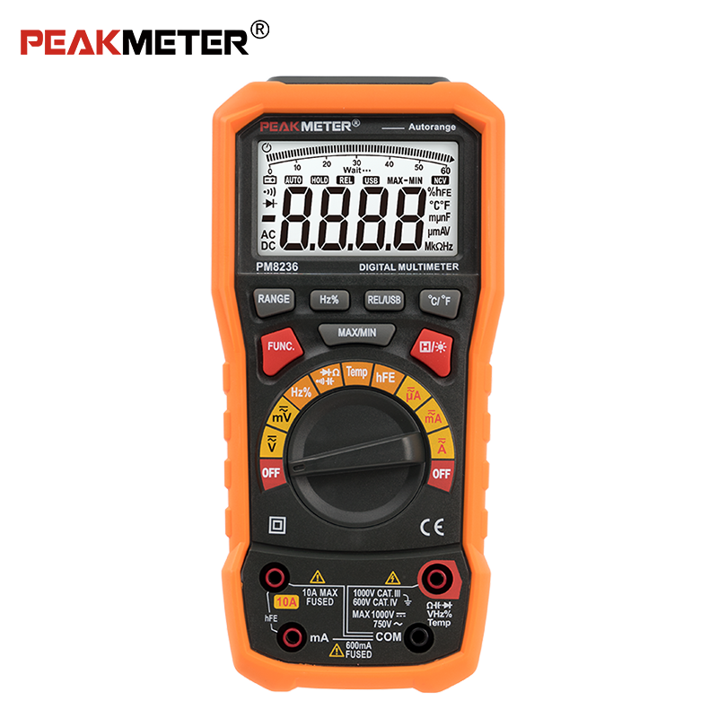 Auto-range RMS usb voltmeter voltage ammeter high voltage amp meter test volt ampere meter multimeter generator voltmeter