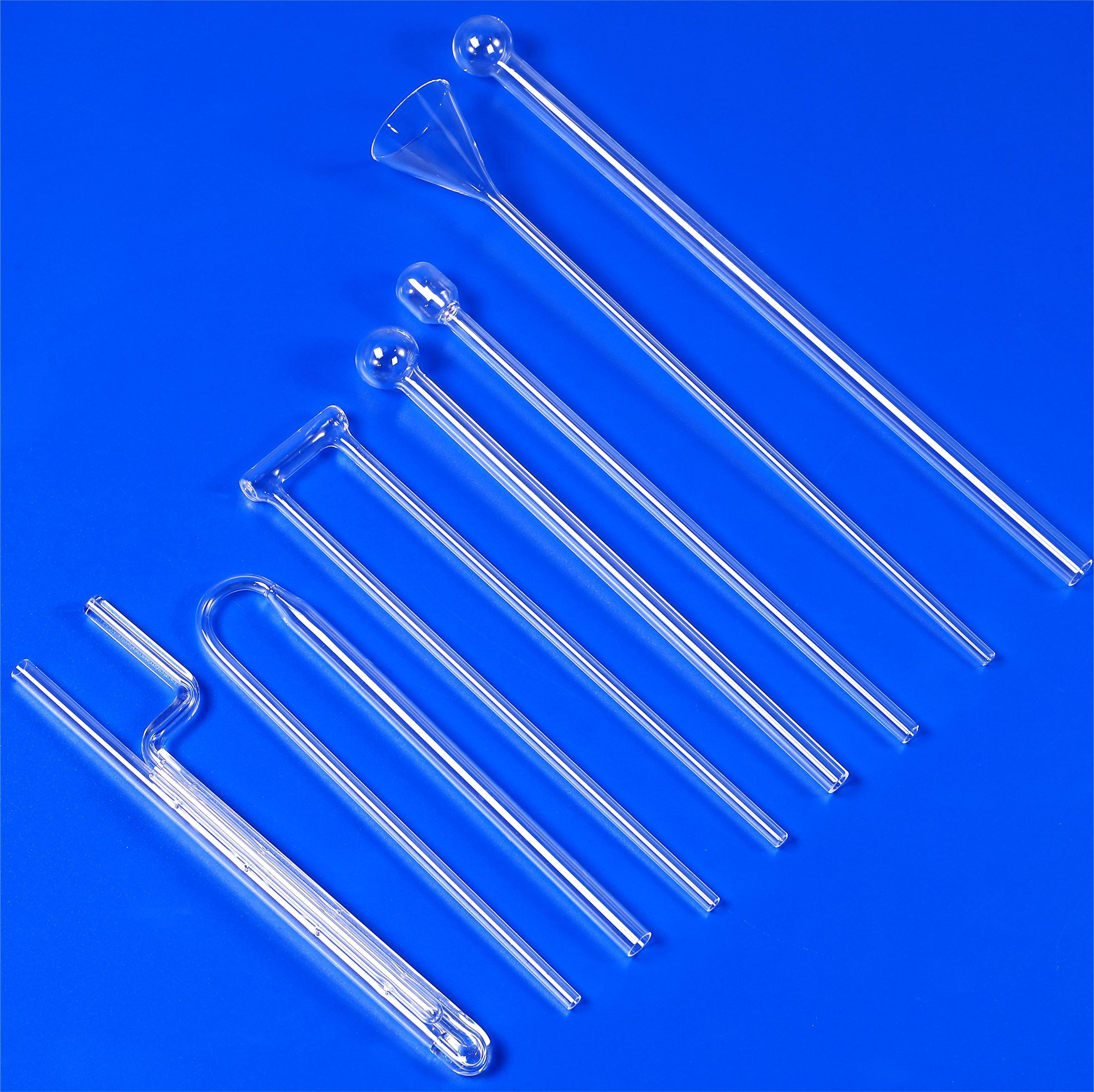 High Precision Chemical Adapted Heat Resistance Pipe Quartz Glass Tube Customizable Quartz Tube