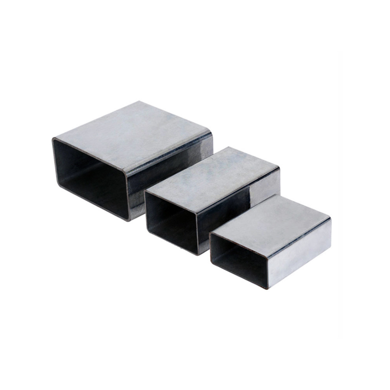 black rectangular pipe cold rolled pre galvanized welded square / rectangular steel pipe/tube/hollow section