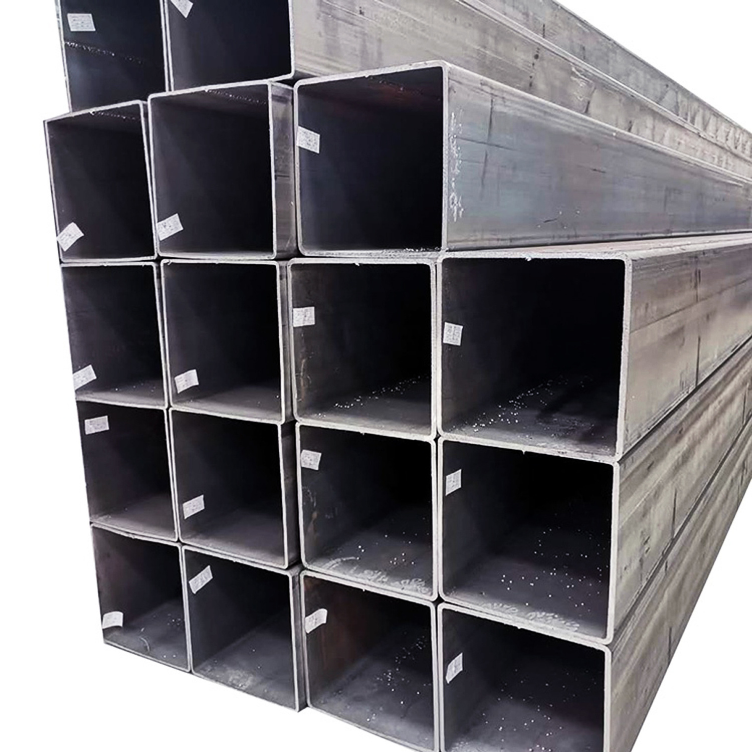 Mild Carbon Ms Iron Tubes Cheap Price Erw Black Square Pipe Welded Galvanized Square Steel Pipes