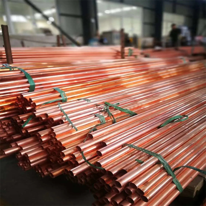 High quality Copper Tube Rectangular Air Conditioning Copper Pipe Insulation Copper Tube For Air Conditioner