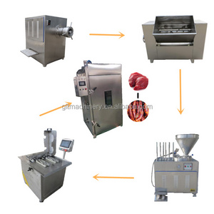 High Quality Embutidora De Salchichas Chorizo Sausage Production Line Make Equipment Machine