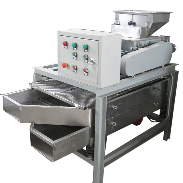 Small automatic black walnut cracker machine walnut cracking machine