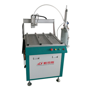 Automatic robot glue dispenser high speed silicone / uv gluing machine