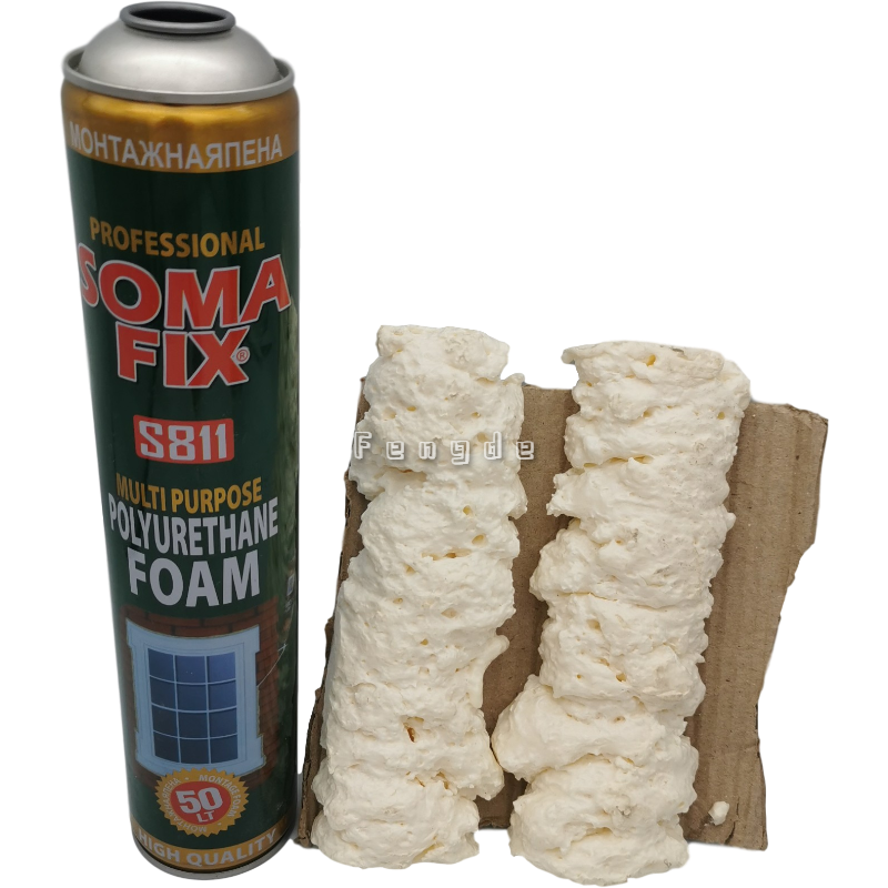 750ml Spray Insulation Polyurethane Foam Waterproof Expanding Pu Foam For Construction