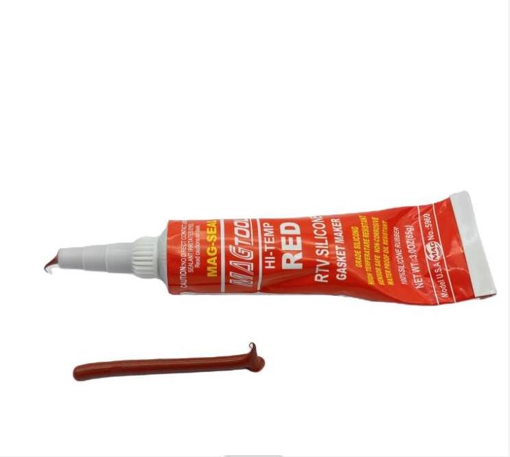 Gasket Maker Super RTV Grey Silicone Gasket Maker Car Engine Leak-Repairing Gasket Maker Sealant Silicone High Temperature Resis