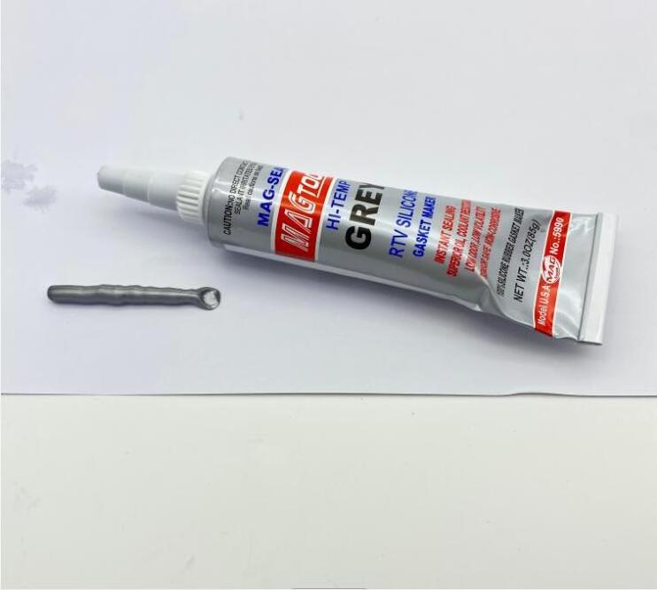 Gasket Maker Super RTV Grey Silicone Gasket Maker Car Engine Leak-Repairing Gasket Maker Sealant Silicone High Temperature Resis