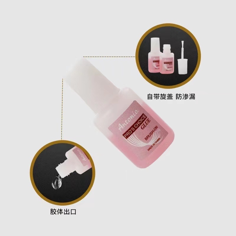 Custom Professional Rhinestone Nails Tips Adhesive Bond 2g Gel Press On Nail Tip Glue For Fake Artificial Nail