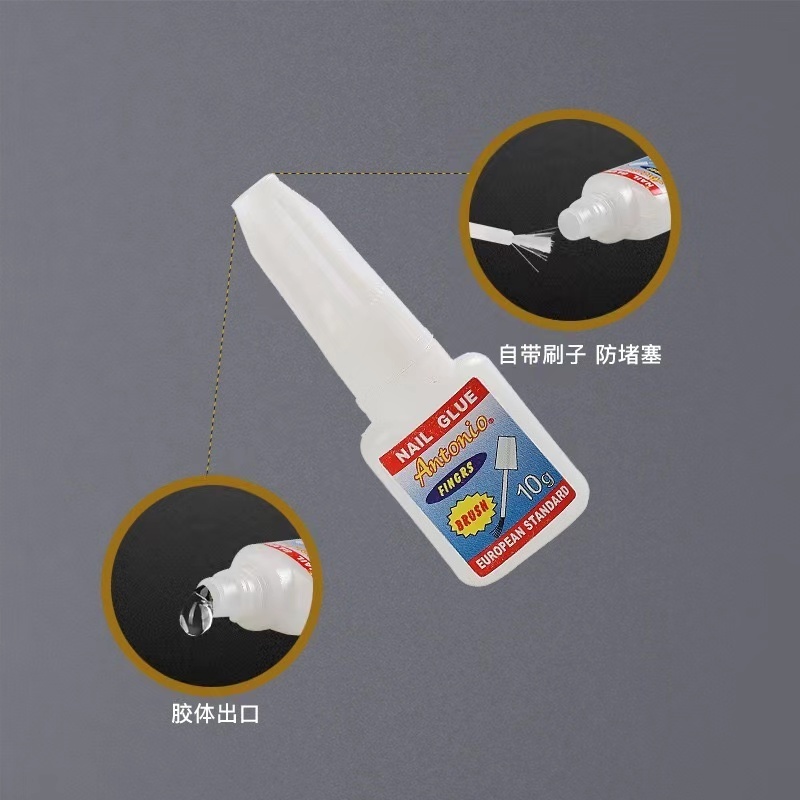 2022 Wholesale False Nail Glue 10g For Press On Adhesives Nail Art Decoration Manicure Viscose Glue