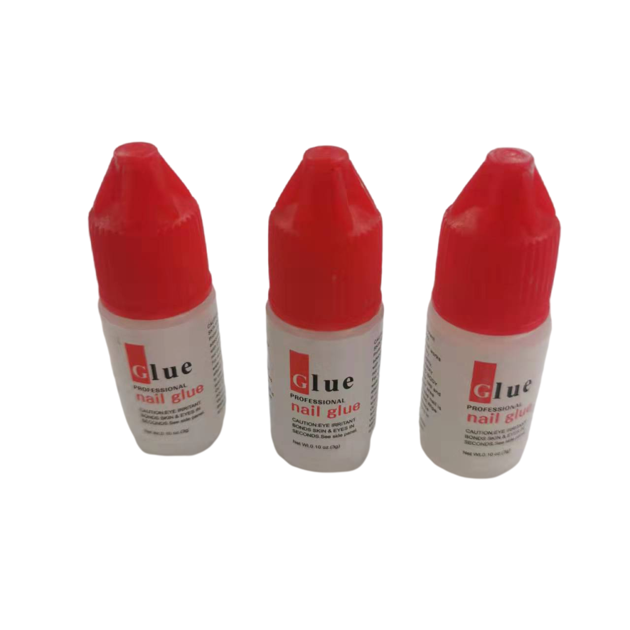 Support Personal Label Instant Dry Glue Thick & Strong Liquid Nail Art Adhesive Super Glue Nail Glue 10g With Brush