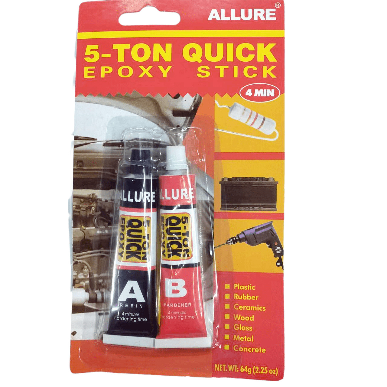 Ab Glue Epoxy Gluehuang Ka Weightlifting Aure Epoxy Stick 4 Minute Kwik-Set Ab Glue