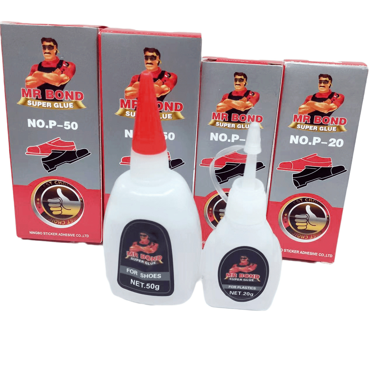 Mr Bond Large Bottle 50G Boxed 502 Strong Glue Universal Glue Multifunctional Glue