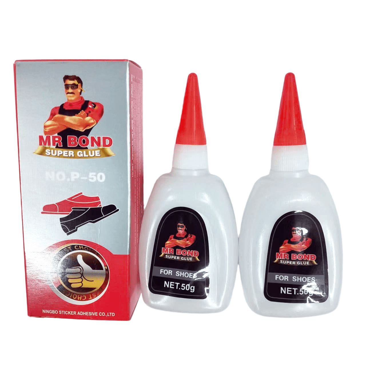 Red Card Mr Bond Strong 502 Glue Plastic Bottle 502 Shoe Glue Multi-Purpose Glue 20G