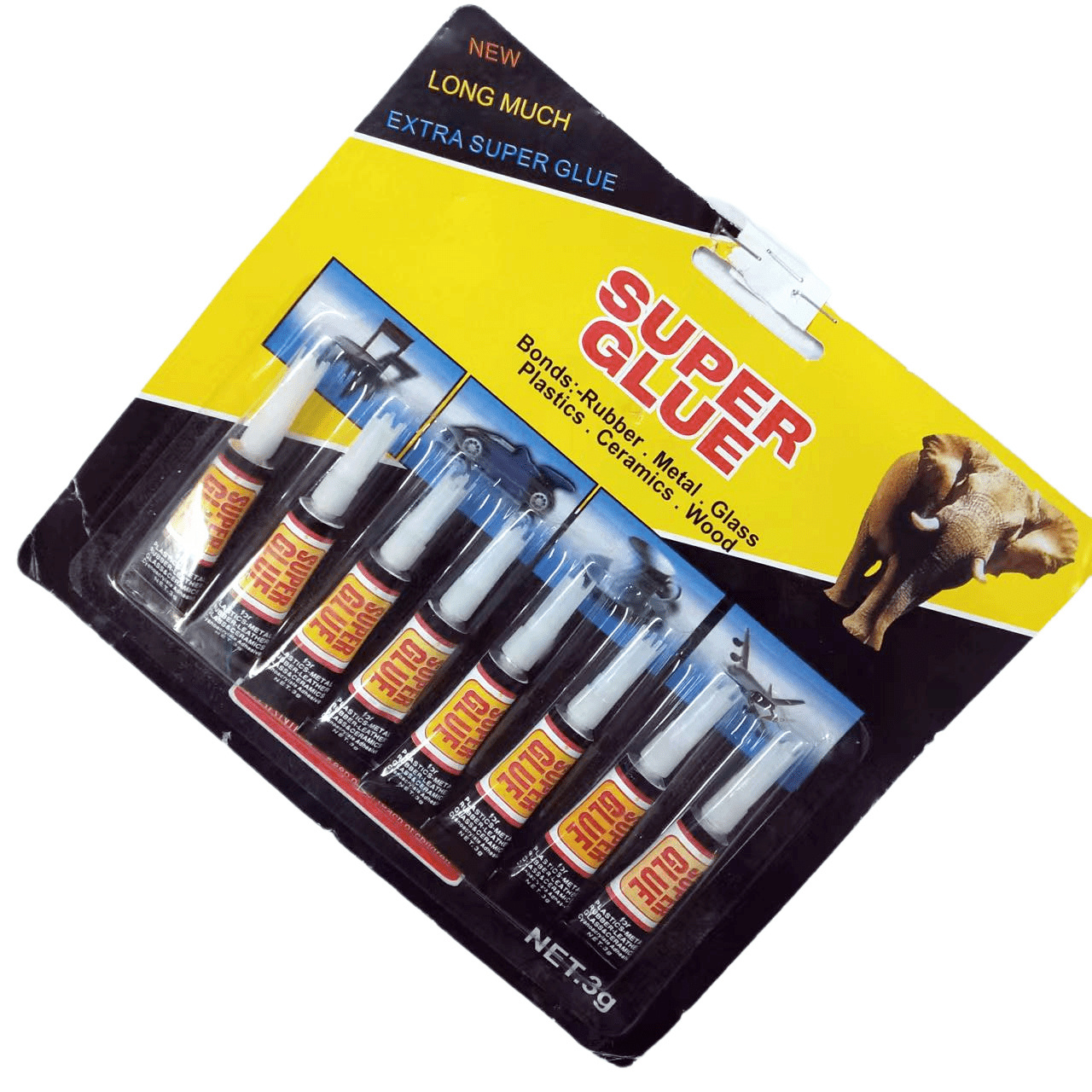 Super Glue - Max Strength Wood, Metal, Ceramic, Rubber, Leather, Paper Professional Grade Cyanoacrylate 520 glue