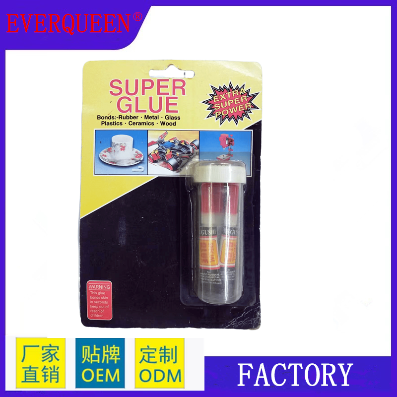 3g 100% Purity 502 Super Glue 12 Pcs Per Card For All Purposes