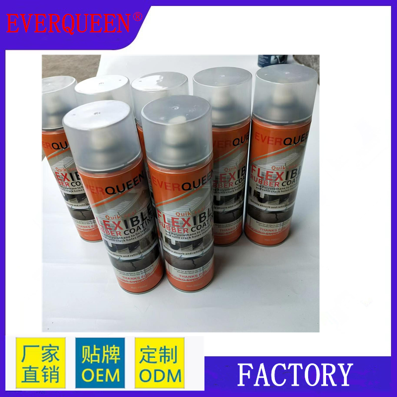 EVER QUEEN Waterproof Coating Glue Roof Water Resistence and Leak Repairing Spray Exterior Wall Roof Roof Polyurethane Waterproo