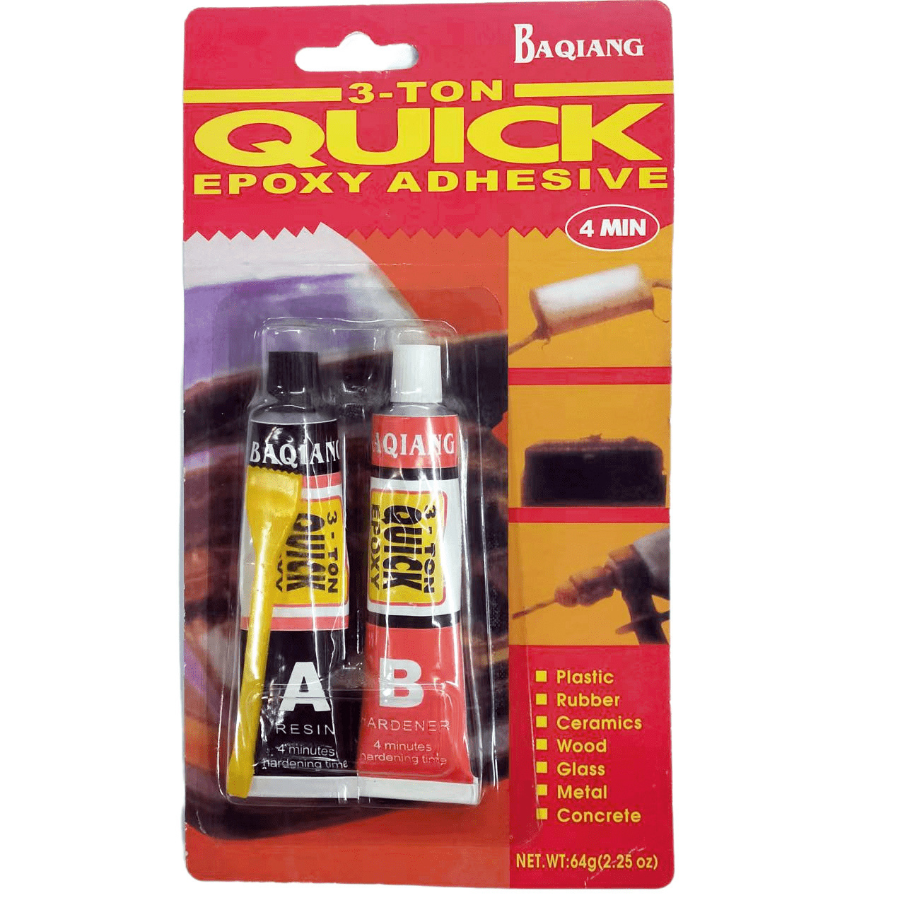 4 Minutes Quick Set Ab Glue,Epoxy Steel Gum,The Best And The Fast Adhesive