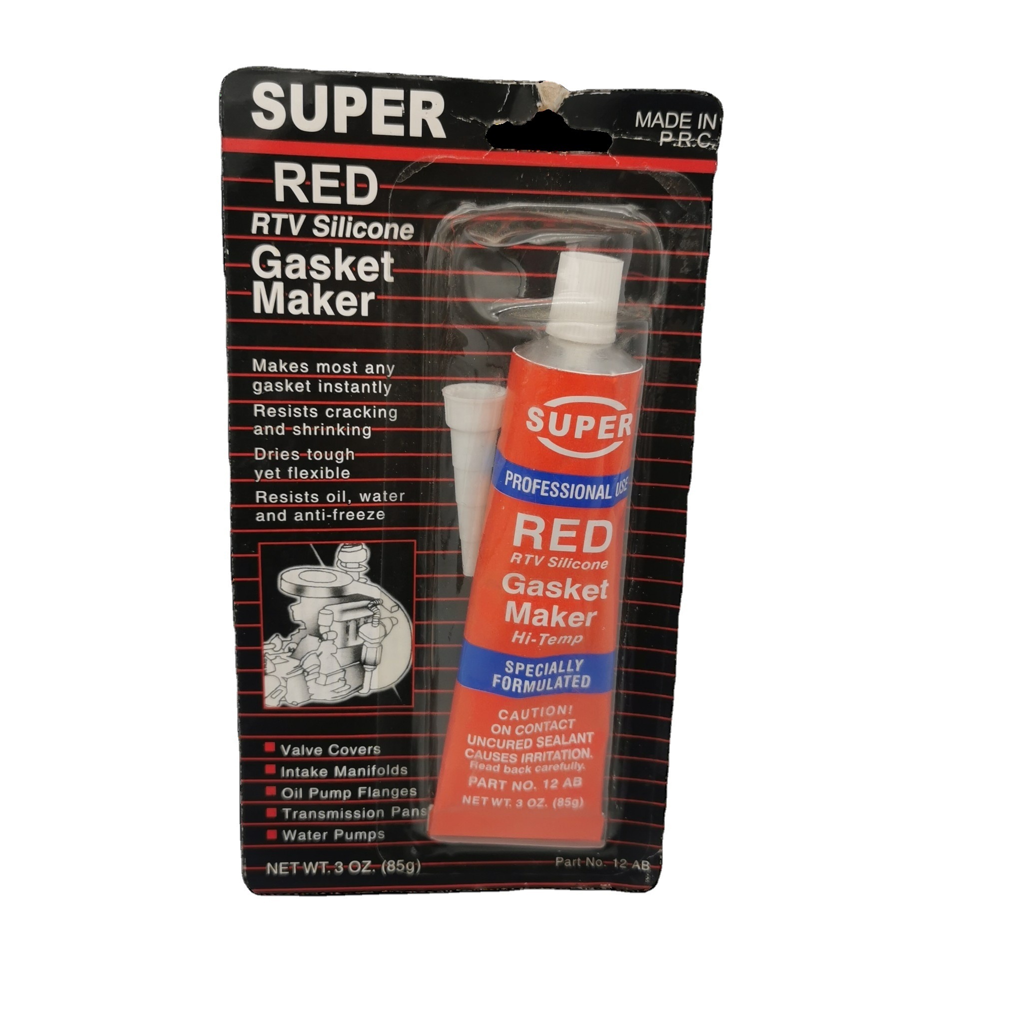 Gray RTV Gasket Marker silicone sealant 100 percent silicone