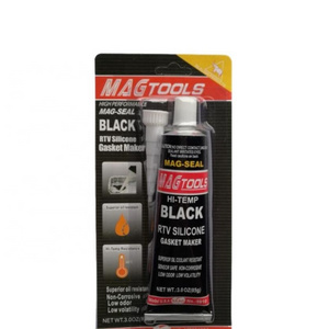 MAGTOOLS  HI-TEMP GREY Gasket Maker Black RTV Silicone Gasket Maker Mibao RTV Silicone