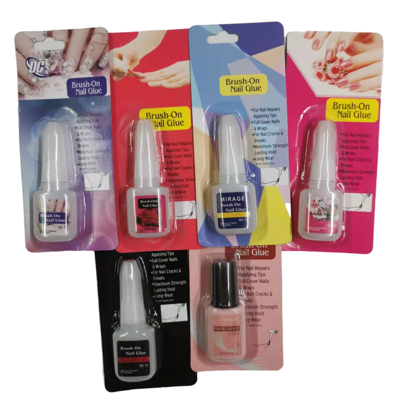 BCBC Antald DC Glamour Brush-on Nail Glue Nail Glue Curing Agent Nail-Beauty Glue