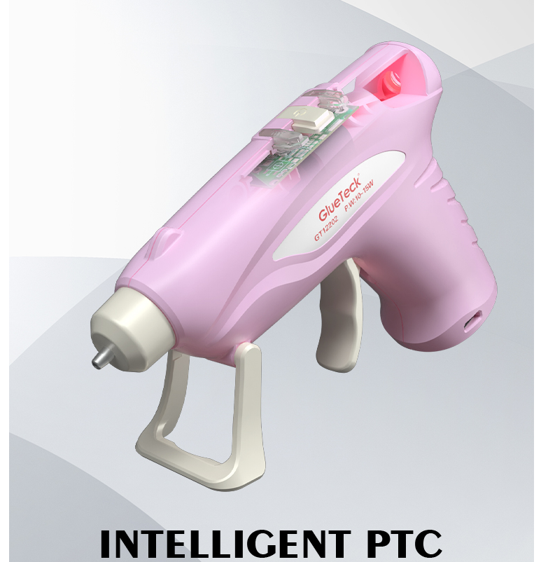 Factory Mini Glue Gun Wireless DC 10W Cordless Battery Powered Pink 3.7V Glue Gun Silicone Gun For Craft