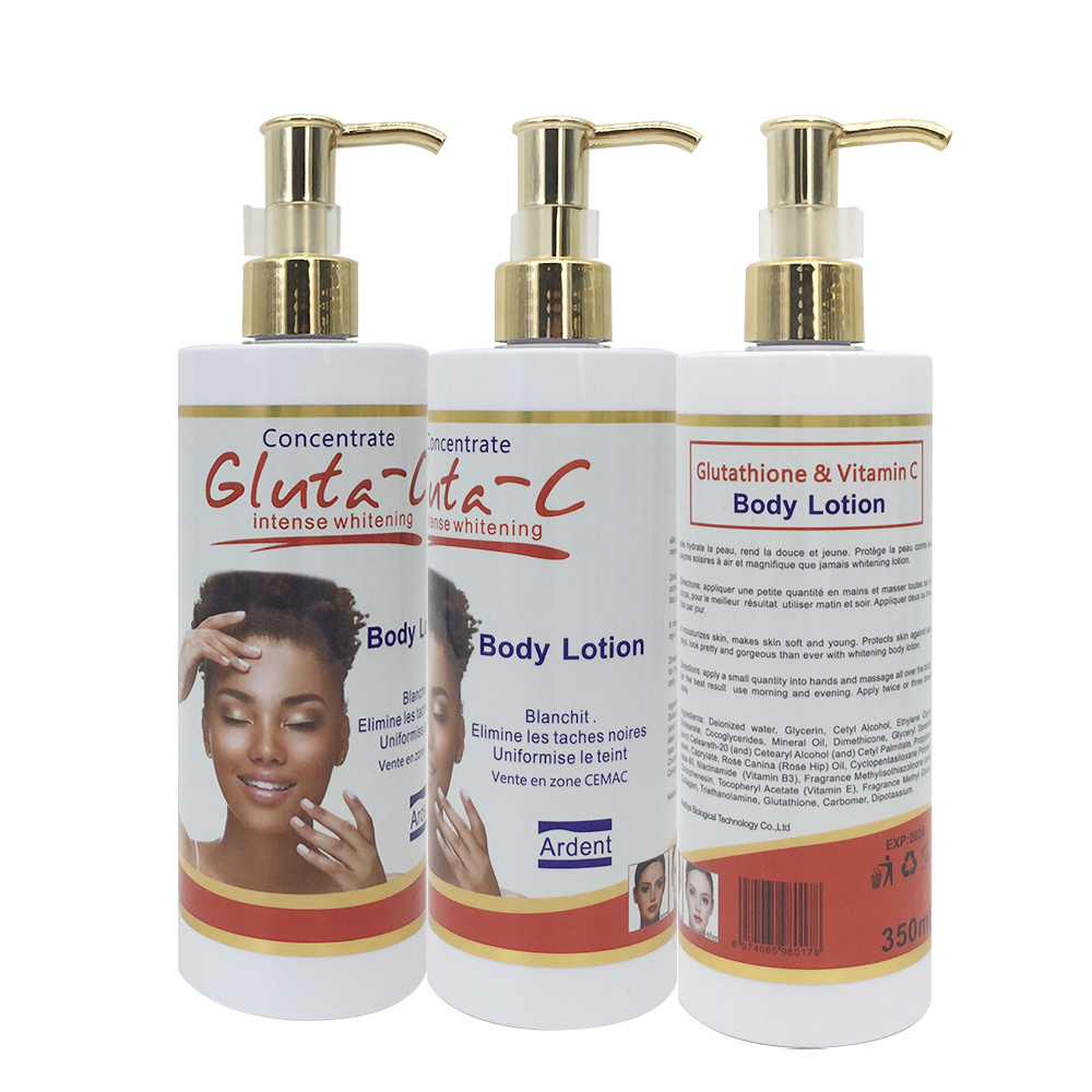 Gluta C Intense Whitening Body Lotion Lighten dark knuckles And Remove melanin Corrects Imperfections Moisturizing Skin