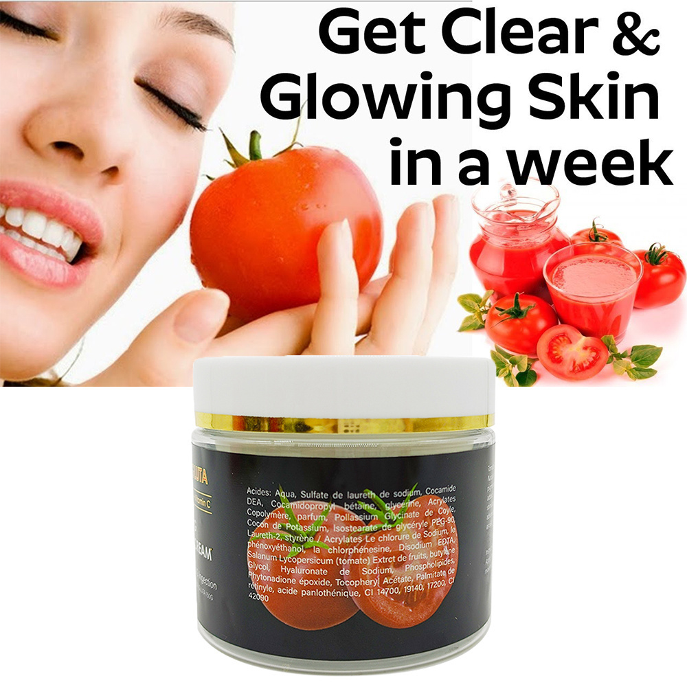 Tomato Gluta Terminal White Vitamin C Strong Whitening Cream  With Fruit Extract 150G Organic Face Cream 100g