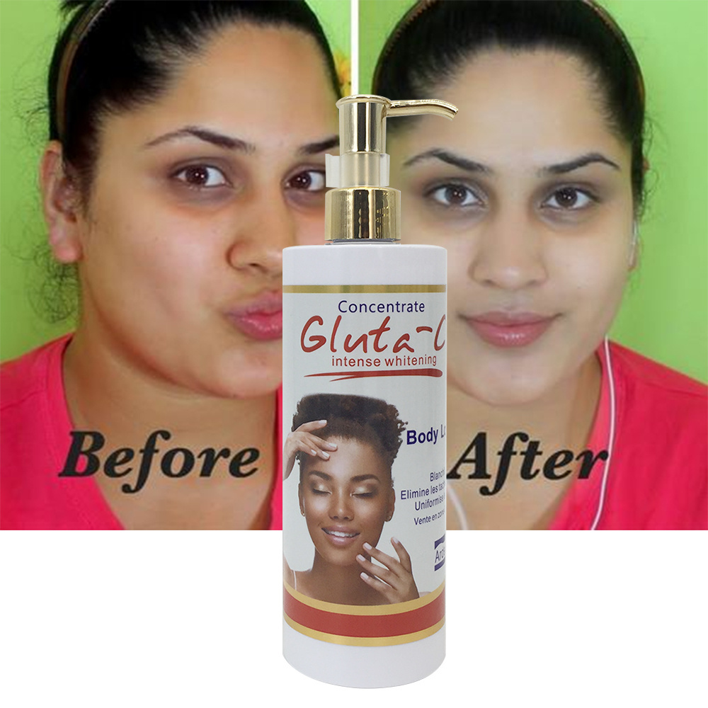 Gluta C Intense Whitening Body Lotion Lighten dark knuckles And Remove melanin Corrects Imperfections Moisturizing Skin