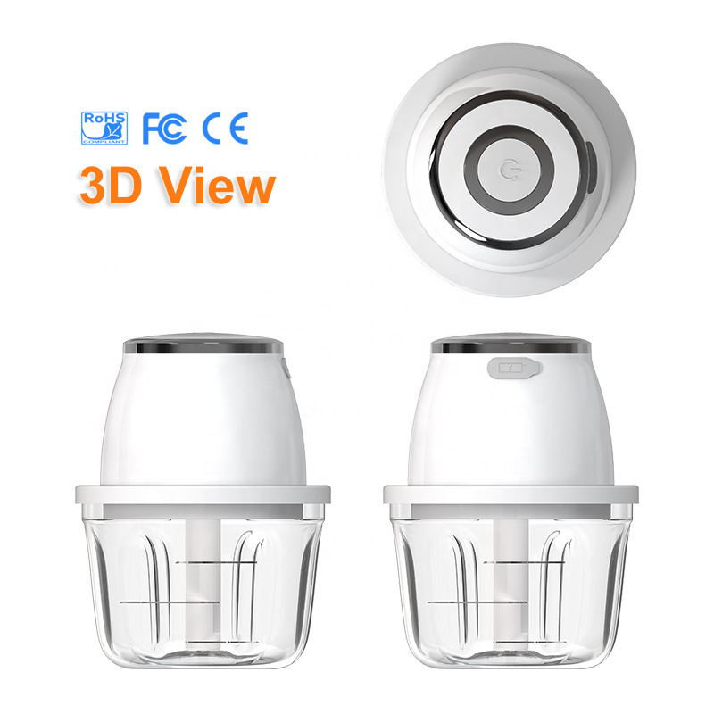 Plating Decoration Design PS Cup 30W 1200mAh 350mL Electric food chopper For kitchen