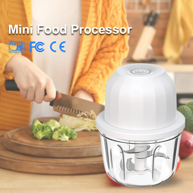 Pumpkin Style Design PS Cup 350mL Multifunctional Electric Food Chopper For kitchen