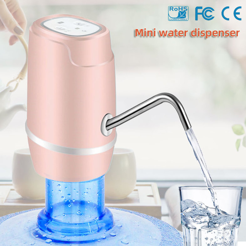 DC rechargeable 20 gallon mini water dispenser kitchen pump for bottled water camping office