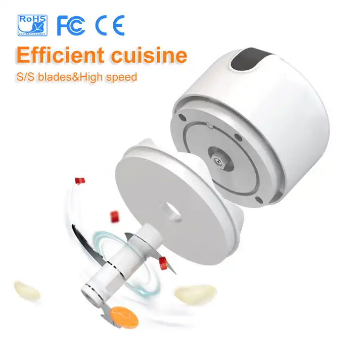 2024 Hot Sale Integral body shell PS Cup 30W 1200mAh 250mL Electric Food processor For kitchen