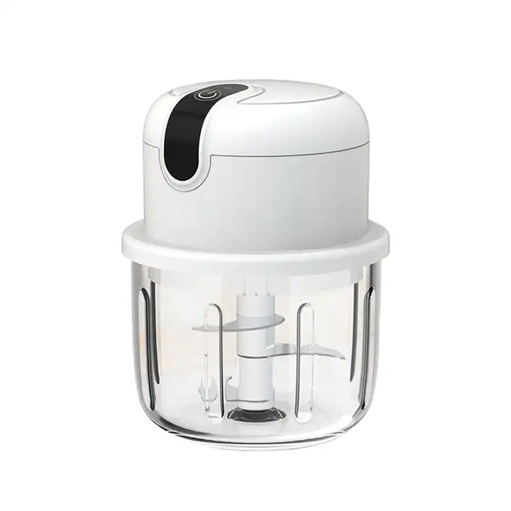 2024 Good Quality Baffle Design Glass Cup 300mL Multifunctional Electric Food processor For kitchen