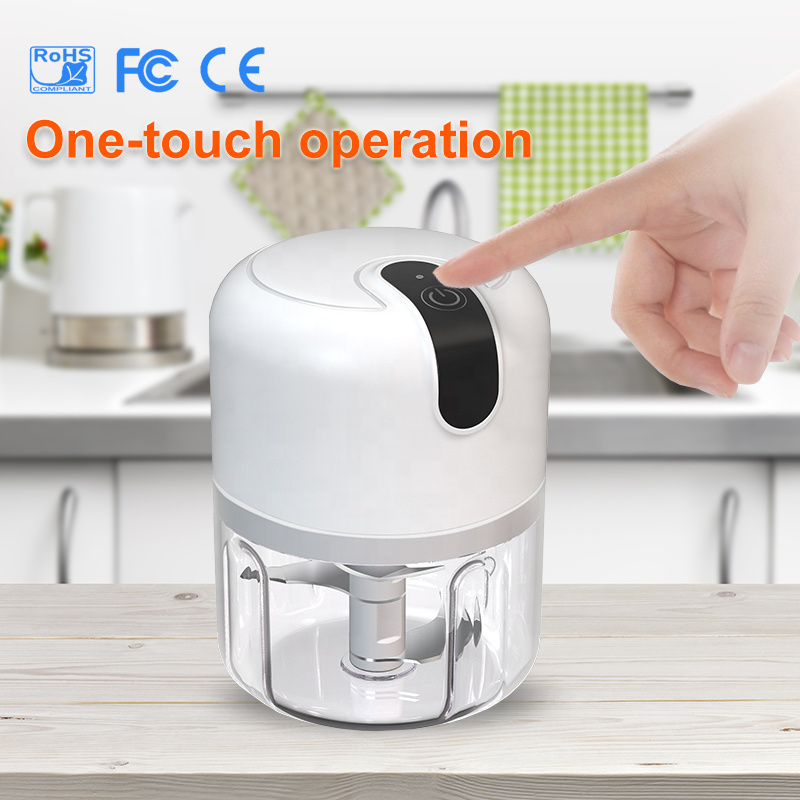 Hot Sale Integral body shell PS Cup 30W 1200mAh 250mL Electric Food processor For kitchen