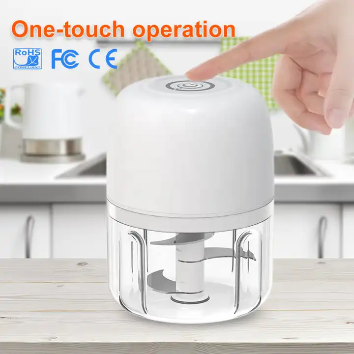 2024 Hot Sale Large buttons Mini PS Cup 30W 1200mAh 250mL Electric Food processor For kitchen