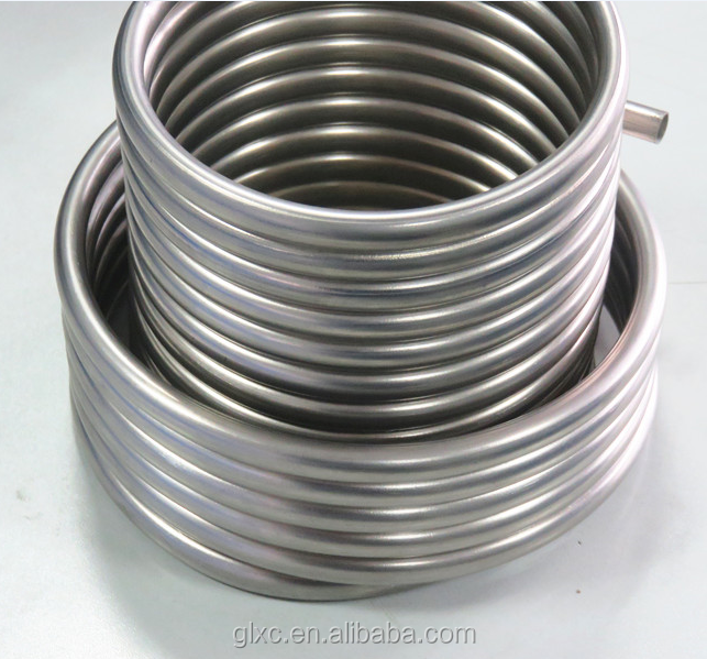 High performance 304 316 50 foot Stainless Steel coil tubing for Immersion Wort Chiller