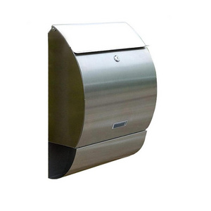 Corrosion Weather Resistant Stainless Steel 304 Lockable Wall Mounted Mailbox