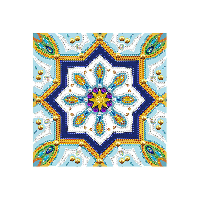 Diy Diamond Painting Wall Stickers Mysterious Mandala Special-shaped Drill Mosaic Diamond Embroidery Art Wall Sticker Painting