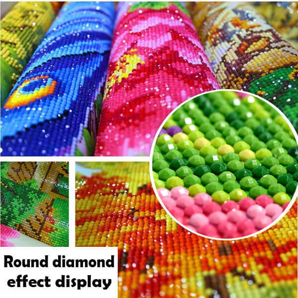 Full Round Drill Diy Diamond Painting Plant Picture Dandelion In Sunset Glow Diamond Embroidery Cross Stitch Mosaic Painting