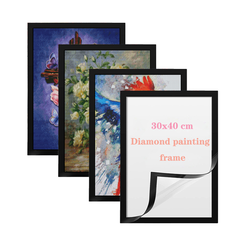 Diamond Painting Magnetic Photo Frame A3/A4 PVC Self-adhesive Frosted Picture Frame for Painting Certificate Paper File Display