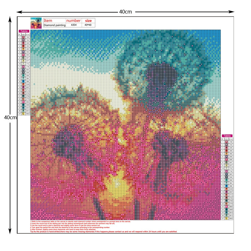 Full Round Drill Diy Diamond Painting Plant Picture Dandelion In Sunset Glow Diamond Embroidery Cross Stitch Mosaic Painting