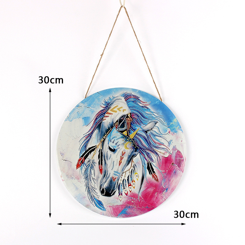 New Design Iron Sheet Diamond Painting Diy 5d Animal Horse Diamond Embroidery Art Painting Home Indoor Wall Hanging Decor