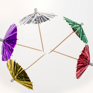 Food Grade decorative picks creative paper cocktail umbrella picks