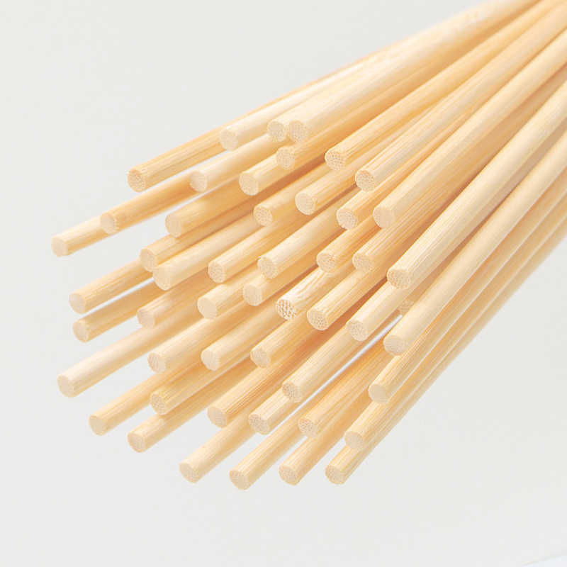 Wholesale Custom Multiple Sizes Barbecue Round Bamboo Sticks High Quality Cheap BBQ Skewers Grill Tools Disposable Bamboo Sticks