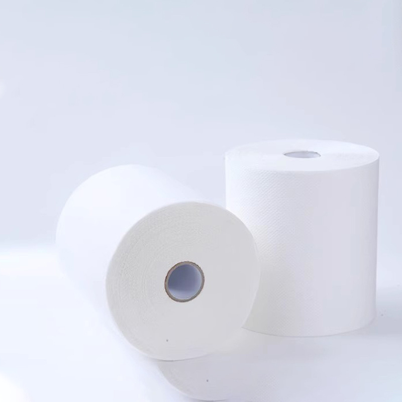 Wholesale Customized Commercial Jumbo Paper Towel Rolls 2 Ply Toilet Tissues Virgin Wood Pulp Hand Paper Towel Large Roll Paper