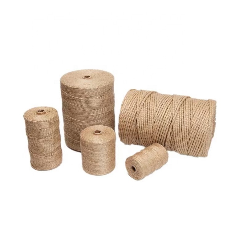 Good Quality 1mm-60mm 100% Natural Manila Hemp Jute Sisal Rope  Packing rope