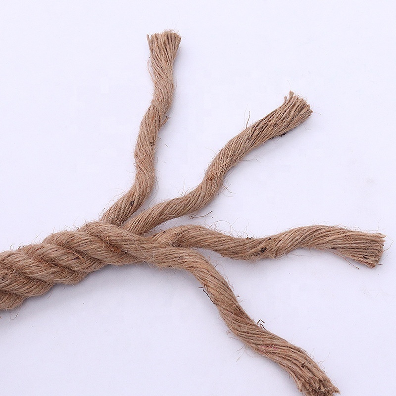 Good Quality 1mm-60mm 100% Natural Manila Hemp Jute Sisal Rope  Packing rope