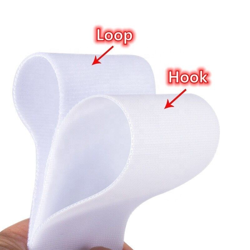 High quality 1M Pair loops and hooks Safe Baby Sew-on DIY Supplies adhesive fastener Magic tape clothing sewing Accessories