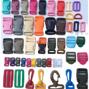 Promotion Custom Logo Quick Release Insert Button POM Colorful Plastic Buckles Factory Supply Buckle Wholesale 3/8" Belt Buckle