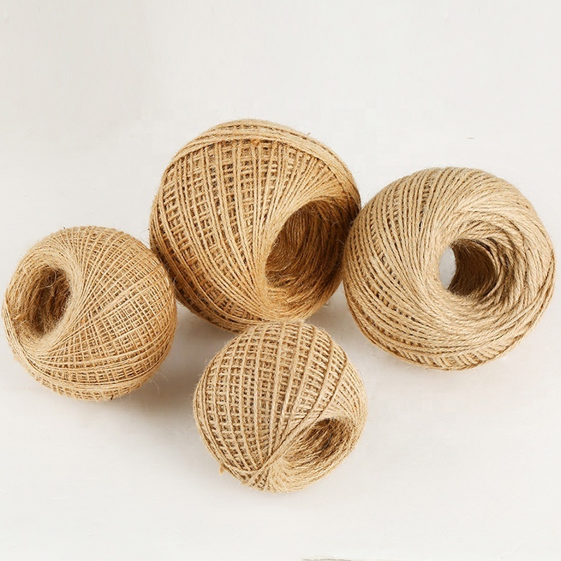 1mm-60mm 100%  JUTE STRING BURLAP ROPE JUTE TWINE GARDEN STRING TWINE packing rope